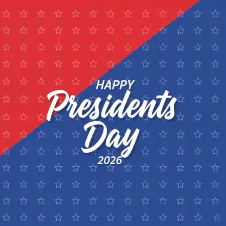 Happy Presidents Day 2026 Typography Design - Free Happy Presidents Day 2026 Download