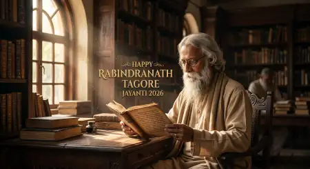 Happy Rabindranath Tagore Jayanti Hd Status
