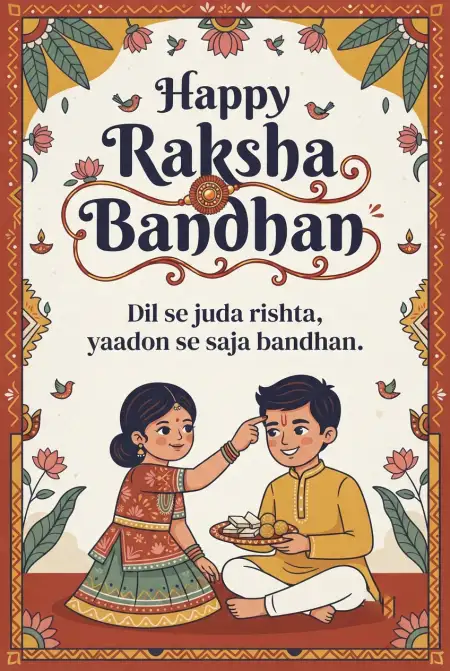 Happy Rakhi 2026 Png Images - Free Happy Rakhi Wishes 2026 Download