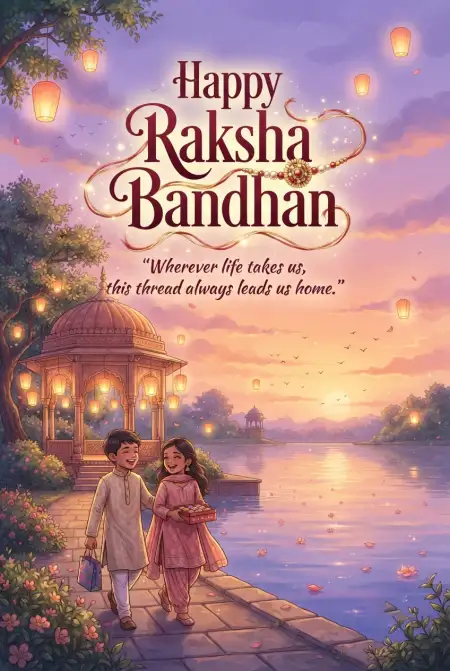 Happy Rakhi 2026 Quotes For Brother - Free Happy Rakhi Wishes 2026 Download