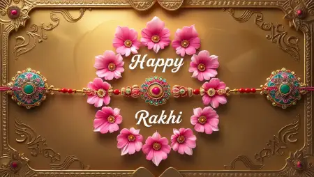 Happy Rakhi Background Banner For Social Media - Free Happy Rakhi Banner Background Download