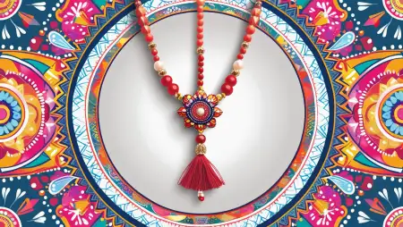 Happy Rakhi Banner Background In Vector Format - Free Happy Rakhi Banner Background Download