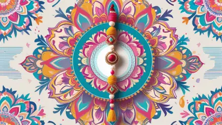 Happy Rakhi Festival Banner Background Image - Free Happy Rakhi Banner Background Download