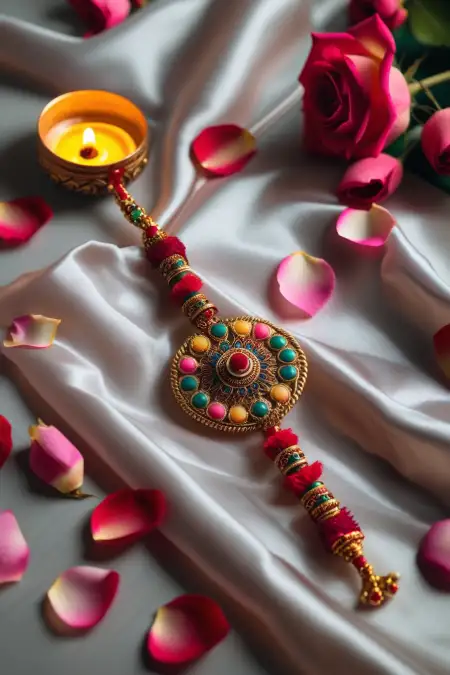 Happy Rakhi Festival Digital Banner Background - Free Happy Rakhi Banner Background Download