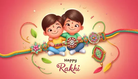 happy rakhi images with personalized messages for brothers and sisters