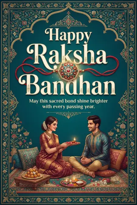 Happy Rakhi Wishes 2026 Brother Sister Facebook Post - Free Happy Rakhi Wishes 2026 Download