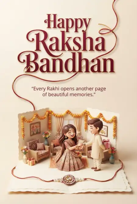 Happy Rakhi Wishes 2026 Facebook Story Images - Free Happy Rakhi Wishes 2026 Download