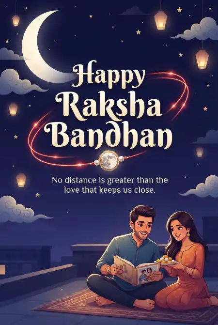 Happy Rakhi Wishes 2026 For Instagram - Free Happy Rakhi Wishes 2026 Download