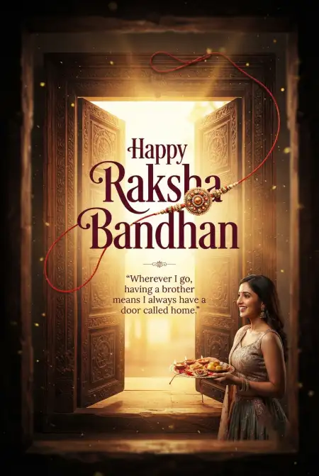 Happy Rakhi Wishes 2026 Instagram Status - Free Happy Rakhi Wishes 2026 Download