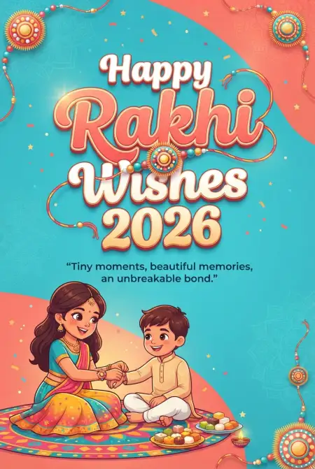 Happy Rakhi Wishes 2026 Trending Facebook Post - Free Happy Rakhi Wishes 2026 Download