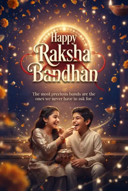 Happy Rakhi Wishes 2026 Trending Instagram Post - Free Happy Rakhi Wishes 2026 Download