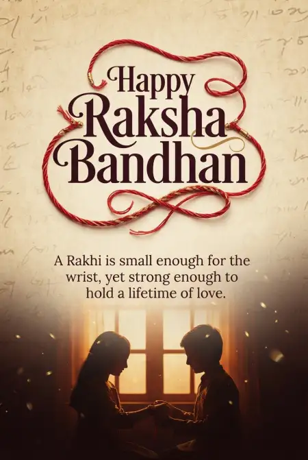 Happy Rakhi Wishes And Quotes 2026 - Free Happy Rakhi Wishes 2026 Download