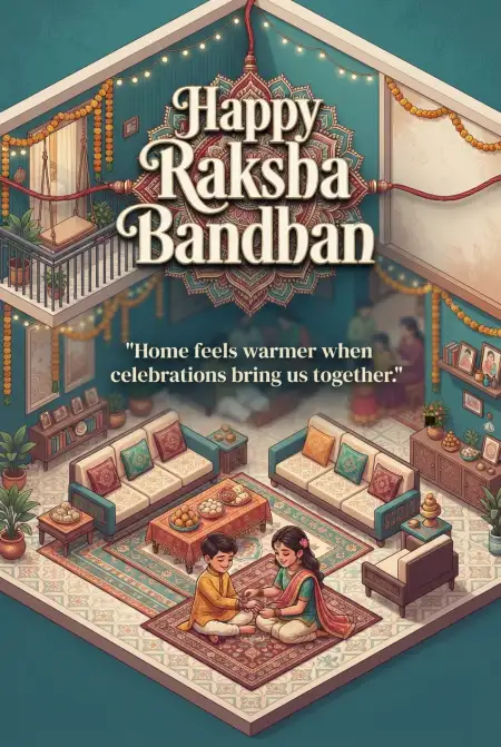 Happy Raksha Bandhan 2026 Background - Free Happy Rakhi Wishes 2026 Download