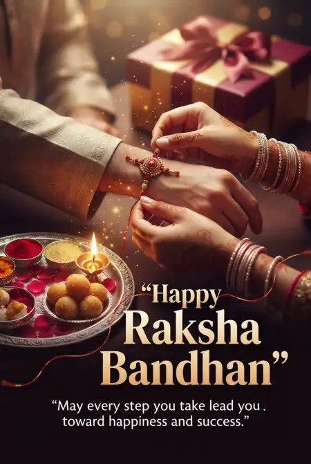 Happy Raksha Bandhan 2026 Blessings And Wishes - Free Happy Raksha Bandhan Wishes 2026 Download