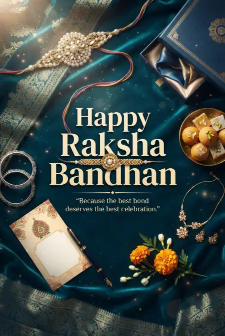 Happy Raksha Bandhan 2026 Hd Greeting Image - Free Happy Raksha Bandhan Wishes 2026 Download
