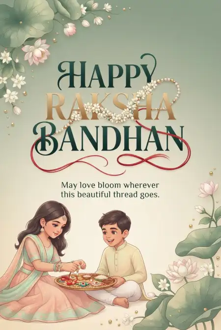 Happy Raksha Bandhan 2026 Whatsapp Wishes - Free Happy Rakhi Wishes 2026 Download