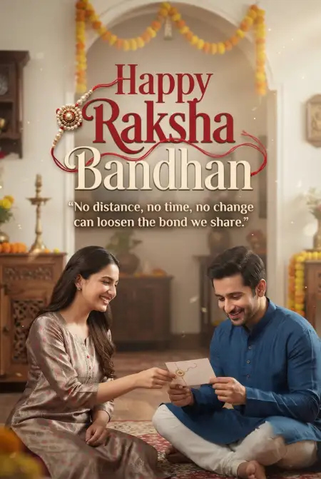 Happy Raksha Bandhan 2026 Wishes - Free Happy Rakhi Wishes 2026 Download