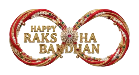 Happy Raksha Bandhan Decorative Text Png Transparent High Quality - Free Happy Raksha Bandhan Png Transparent Download
