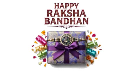 Happy Raksha Bandhan Greeting Card Png Transparent - Free Happy Raksha Bandhan Png Transparent Download