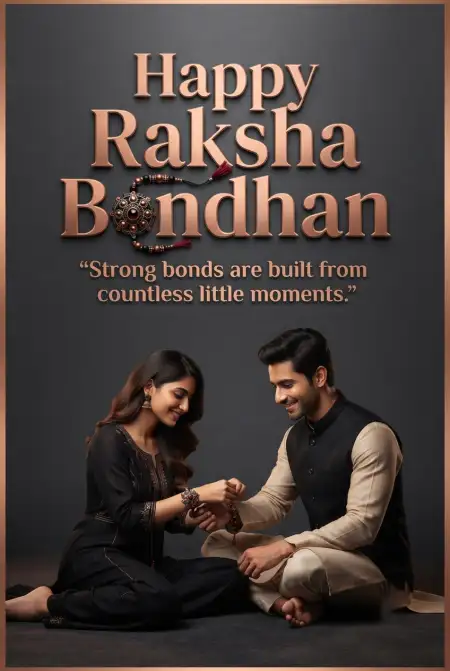 Happy Raksha Bandhan Greetings For A Strong Sibling Bond - Free Happy Raksha Bandhan Greetings Download