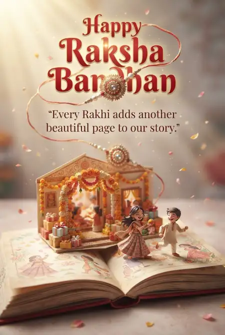 Happy Raksha Bandhan Messages 2026 - Free Happy Rakhi Wishes 2026 Download