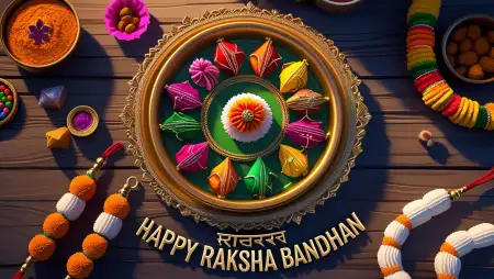 Happy Raksha Bandhan Vector Design Free