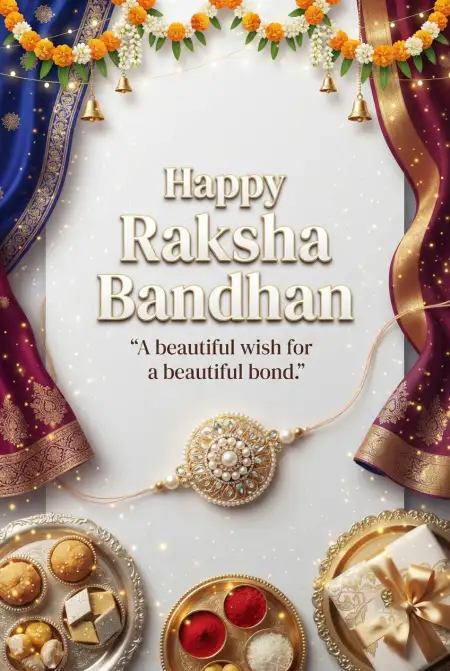 Happy Raksha Bandhan Wishes 2026 For Whatsapp - Free Happy Raksha Bandhan Wishes 2026 Download