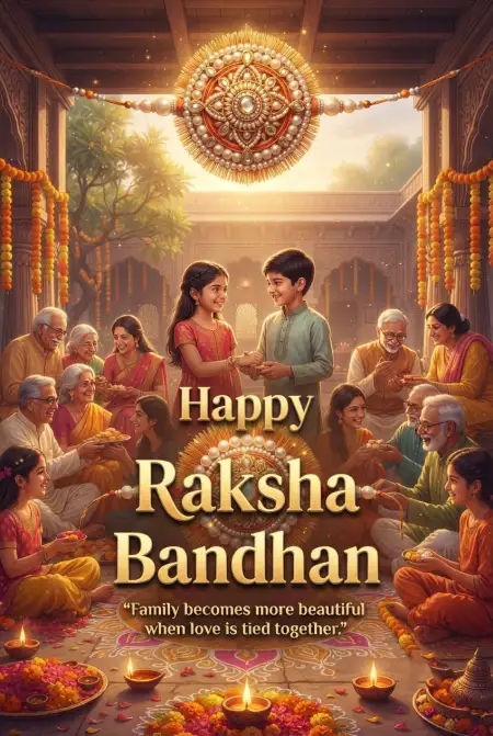 Happy Raksha Bandhan Wishes 2026 - Free Happy Raksha Bandhan Wishes 2026 Download