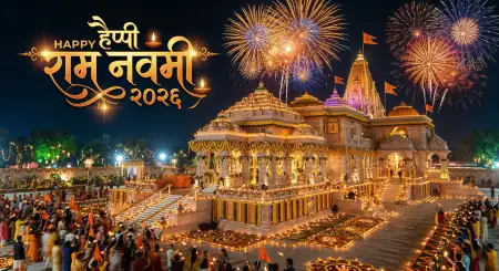 Happy Ram Navami 2026 Ayodhya Temple Hd Images - Free Happy Ram Navami 2026 Download