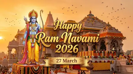 Happy Ram Navami 2026 Festival Social Media Banner - Free Happy Ram Navami 2026 Download
