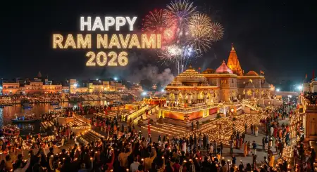 Happy Ram Navami 2026 Festival Wishes Images - Free Happy Ram Navami 2026 Download