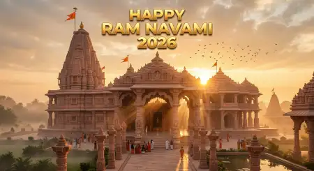 Free Happy Ram Navami 2026 Photo With Ayodhya Temple Hd Image Download