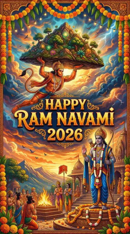 Happy Ram Navami 2026 Ram Navami Creative Poster - Free Happy Ram Navami 2026 Download