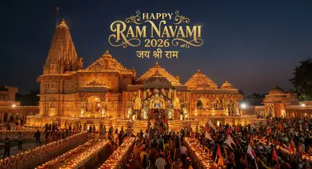 Happy Ram Navami 2026 Ram Navami Temple Wallpaper - Free Happy Ram Navami 2026 Download