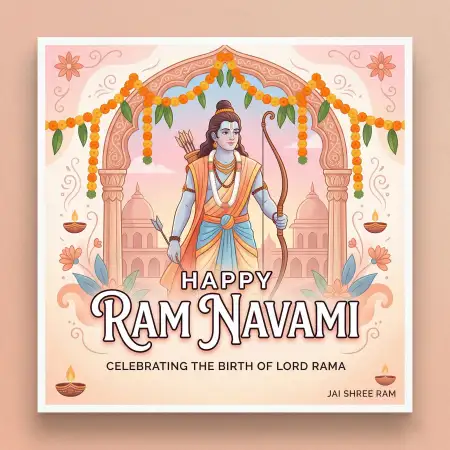 Free Happy Ram Navami Greeting Card Images Image Download
