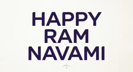 Free Happy Ram Navami Modern Typography Design Image Download