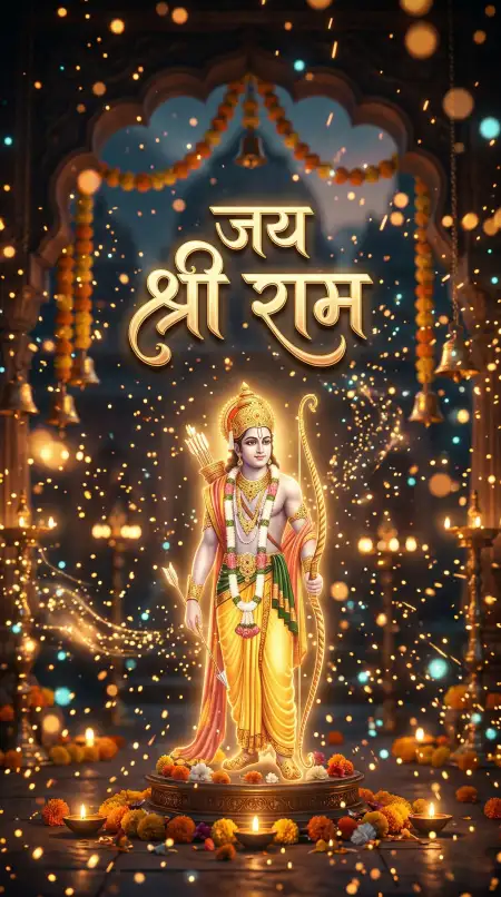 Free Happy Ram Navami Social Media Post Design Image Download