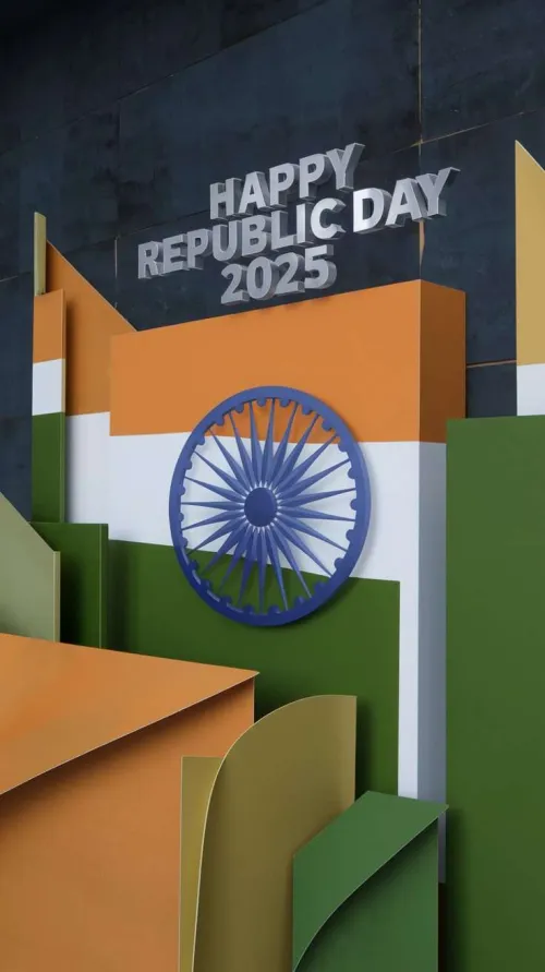 happy republic day 2025 wishes with modern designs