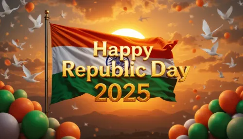 happy republic day 2025 wishes with national symbols