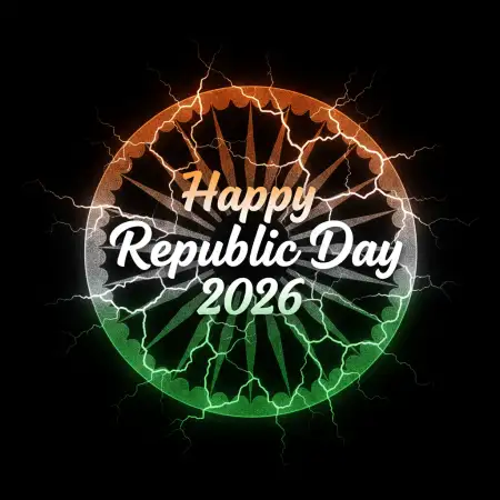 Free Happy Republic Day 2026 Ashoka Chakra Design Image Background Download