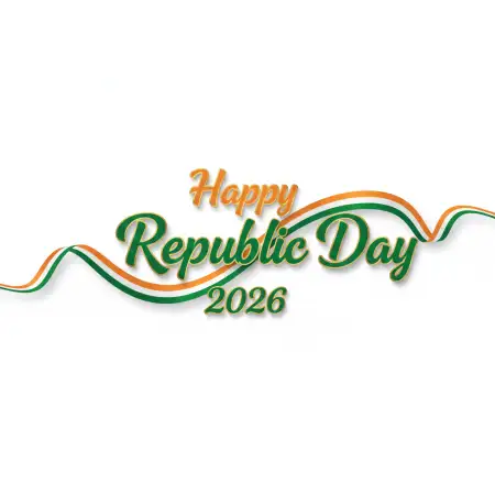 Free Happy Republic Day 2026 Calligraphy Text Image Background Download