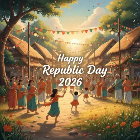 Free Happy Republic Day 2026 Caption For Facebook Background Download