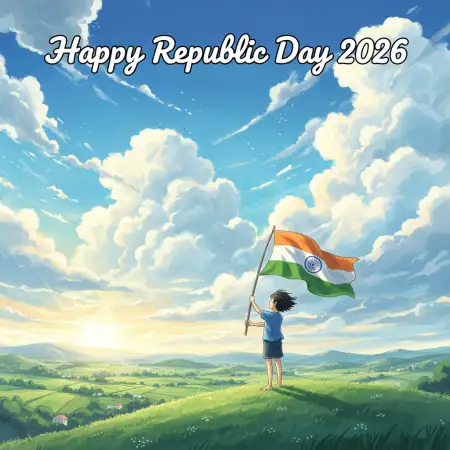 Free Happy Republic Day 2026 Chart Paper Design Background Download