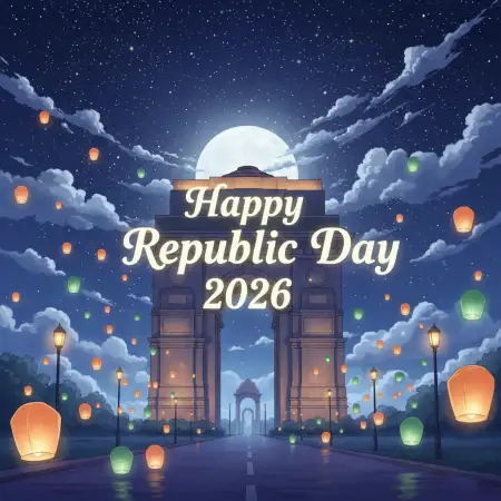 Free Happy Republic Day 2026 Drawing Ideas Background Download