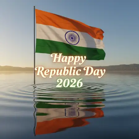 Happy Republic Day 2026 Indian Flag Image - Free Indian Republic Day Download