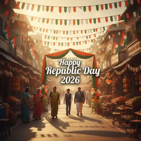 Free Happy Republic Day 2026 Motion Poster Background Download