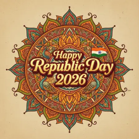 Free Happy Republic Day 2026 Republic Day Art Background Download