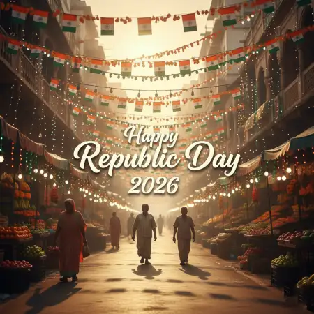 Free Happy Republic Day 2026 Unity Diversity Theme Background Download