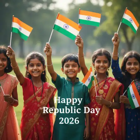 Free Happy Republic Day 2026 Youth India Theme Background Download