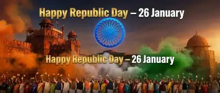 Free Happy Republic Day Banner Facebook Cover Background Download